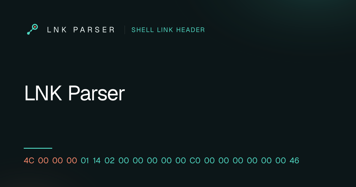 Comment ouvrir un fichier .lnk (et lire ce qu'il contient) | LNK Parser